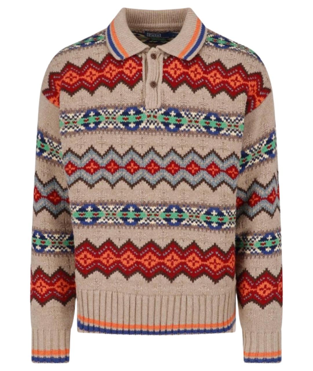 POLO RALPH LAUREN Мульти шерстяной джемпер / свитер, фото 1
