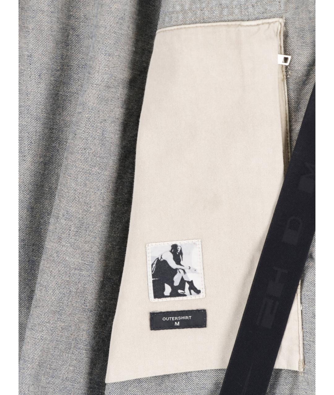 RICK OWENS DRKSHDW Синяя хлопковая куртка, фото 3