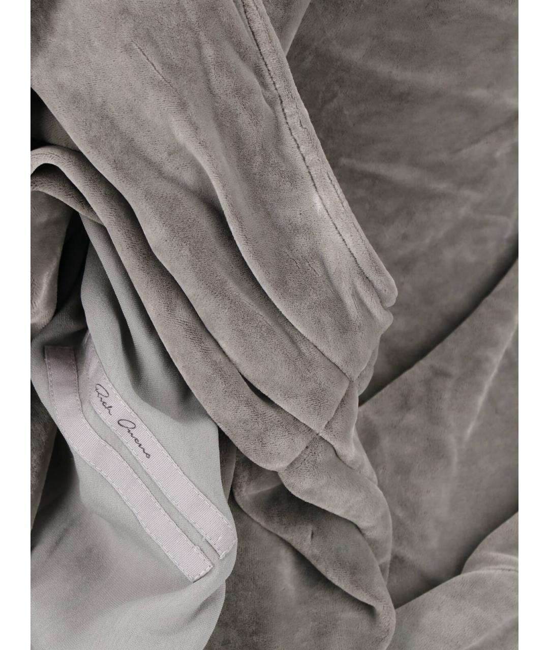 RICK OWENS Серое вискозное платье, фото 5