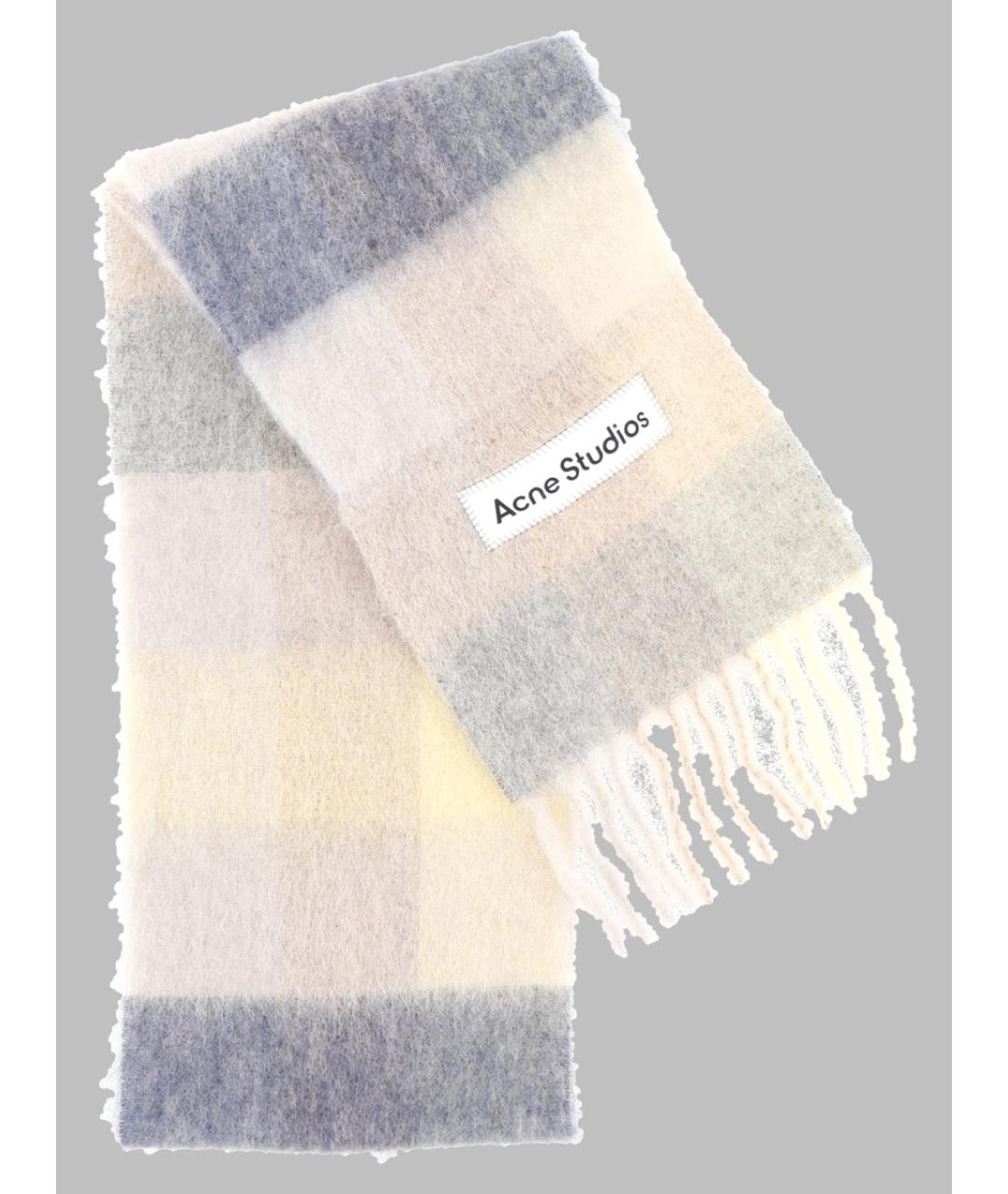 ACNE STUDIOS Мульти шерстяной шарф, фото 2