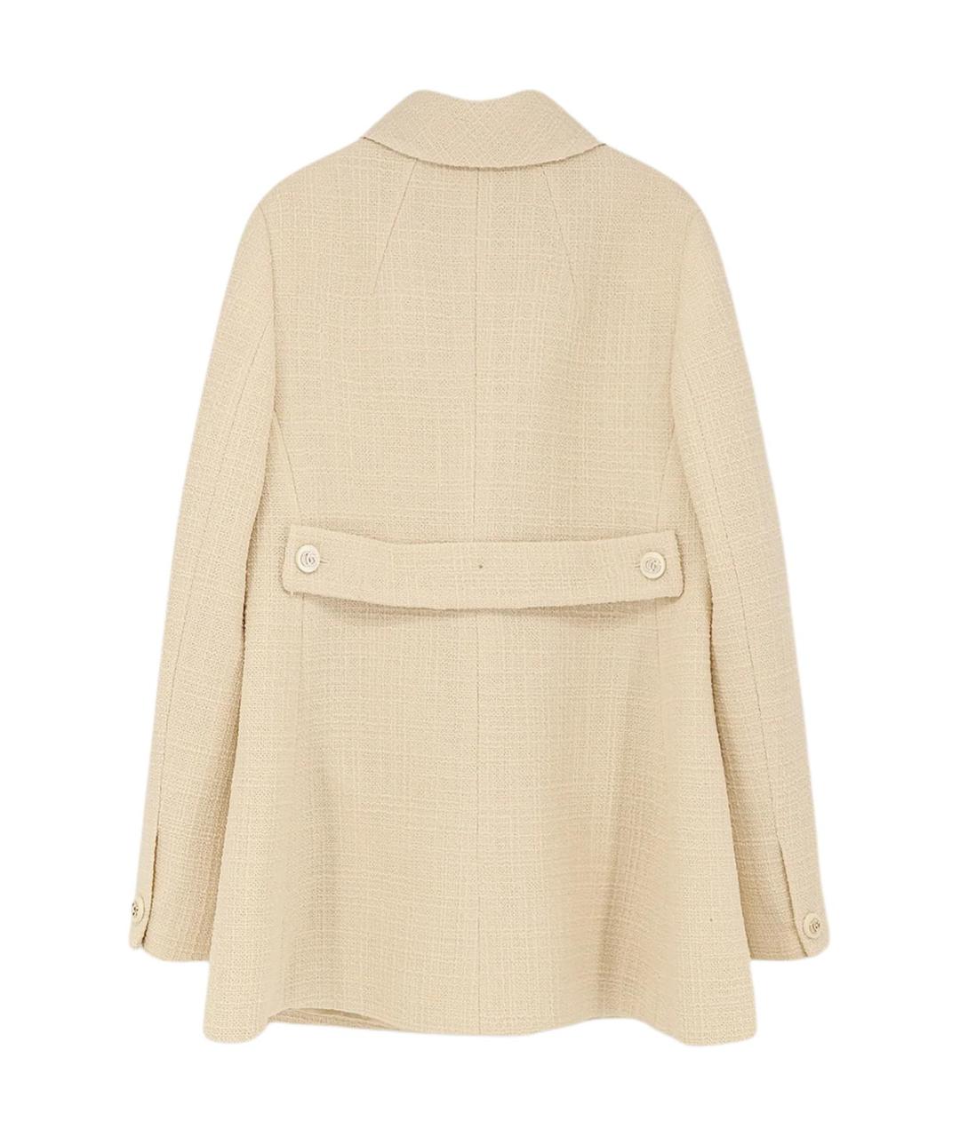 GUCCI Бежевое пальто, фото 2