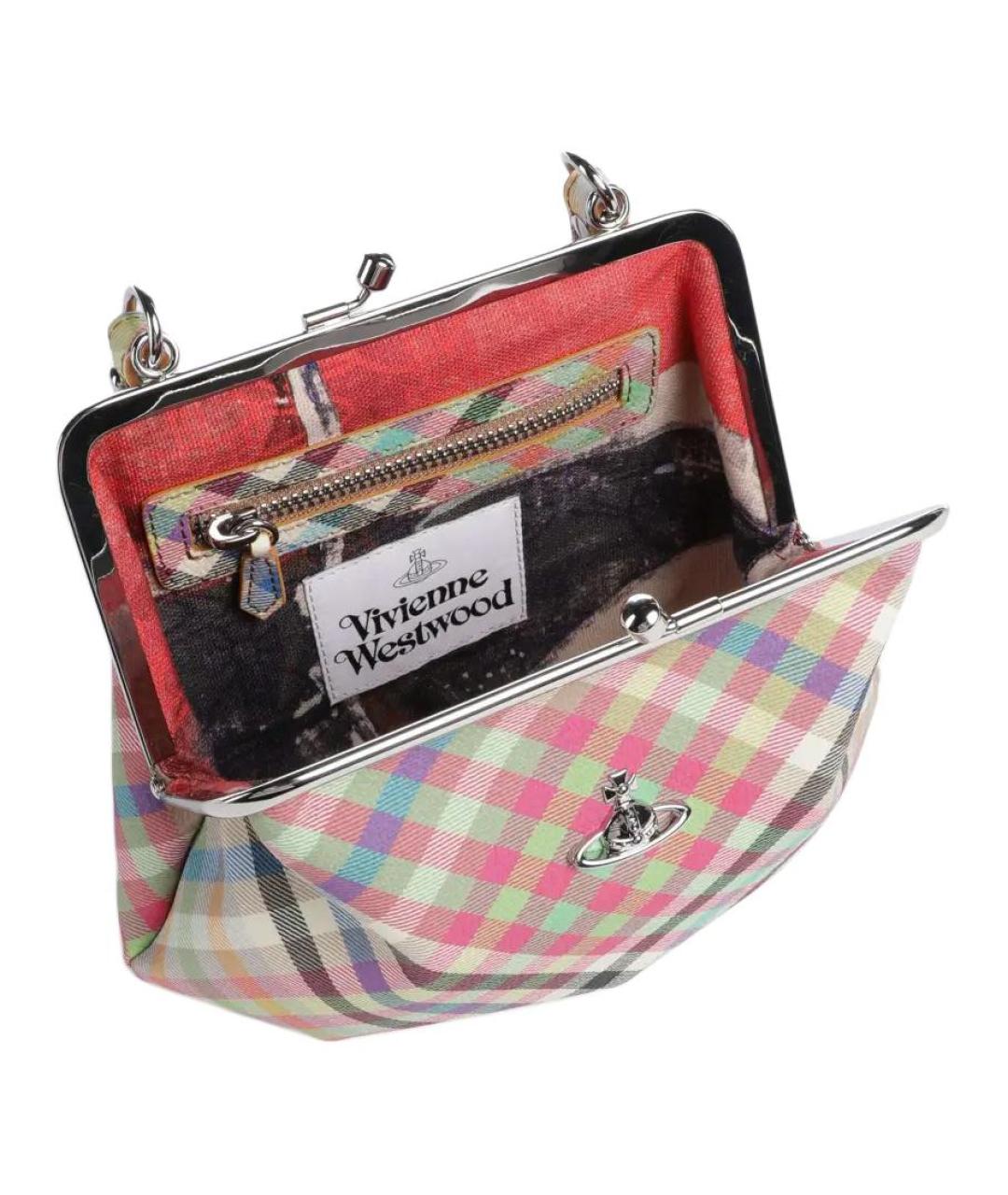VIVIENNE WESTWOOD Мульти кожаная сумка через плечо, фото 4