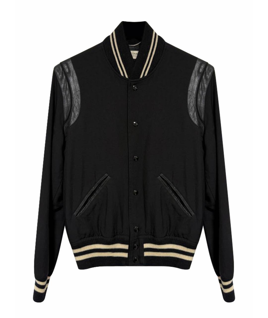 SAINT LAURENT Черная куртка, фото 1