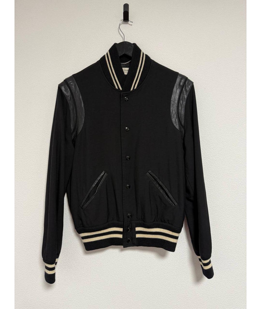 SAINT LAURENT Черная куртка, фото 3