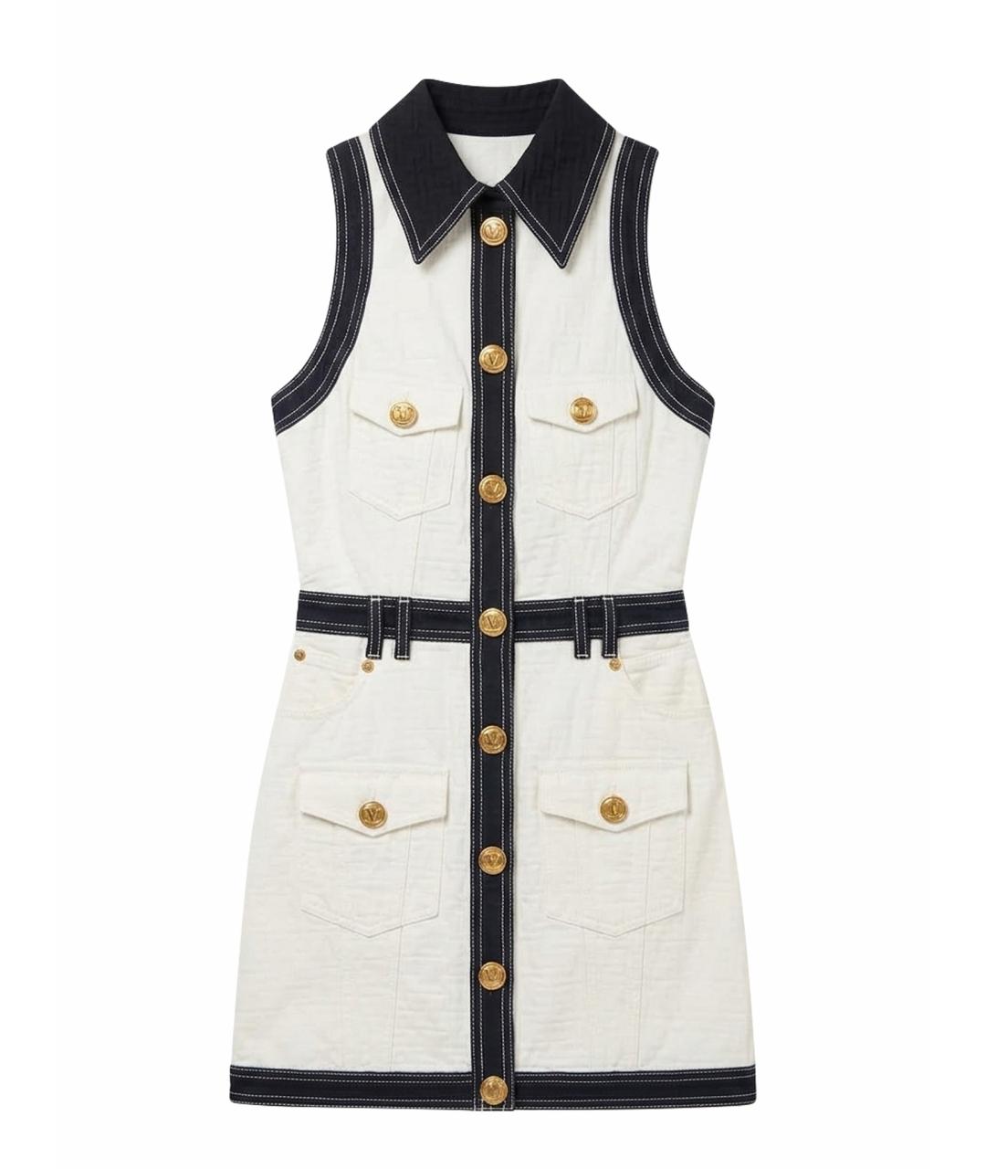 BALMAIN Мульти хлопковое повседневное платье, фото 1