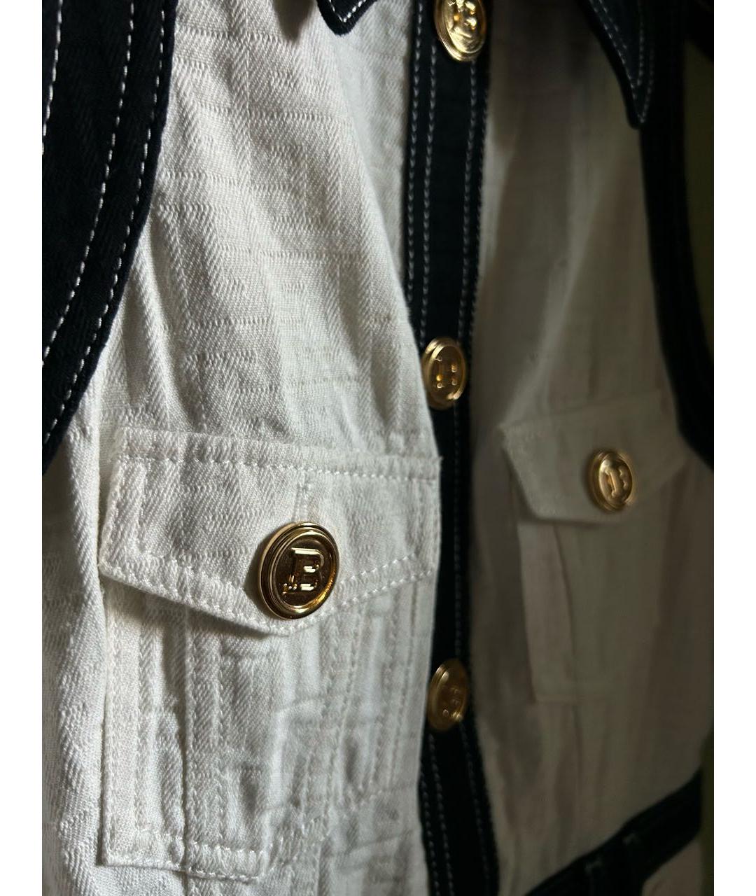 BALMAIN Мульти хлопковое повседневное платье, фото 6