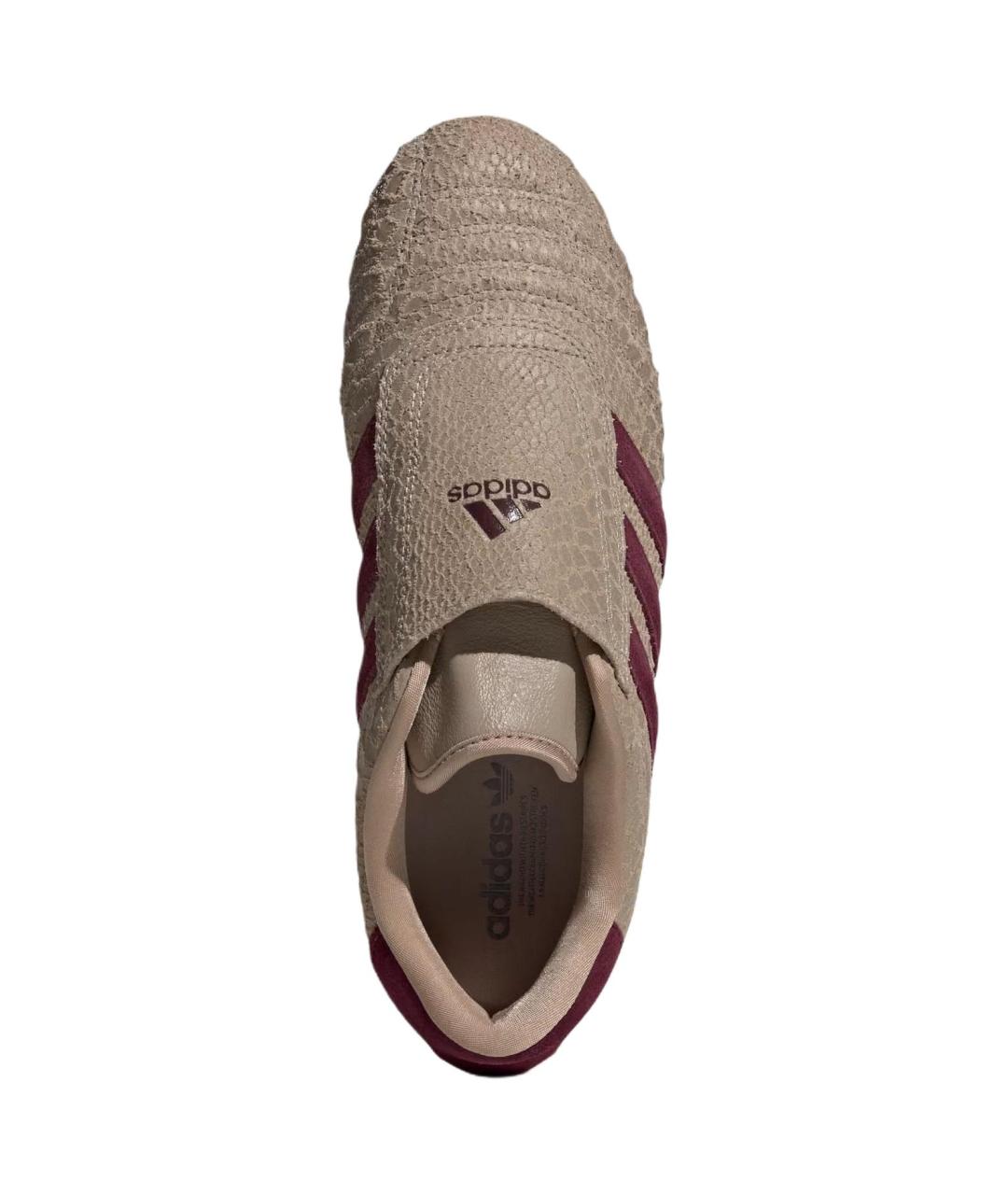 ADIDAS Хаки кожаные кроссовки, фото 6