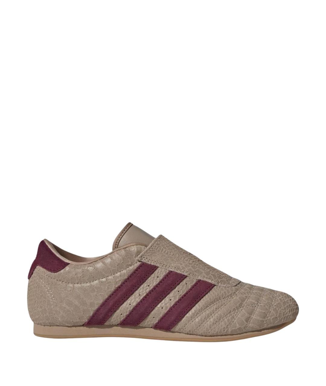 ADIDAS Хаки кожаные кроссовки, фото 1