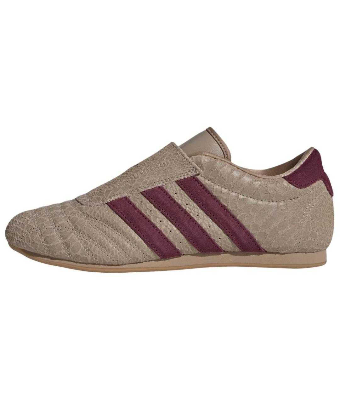 ADIDAS Хаки кожаные кроссовки, фото 5