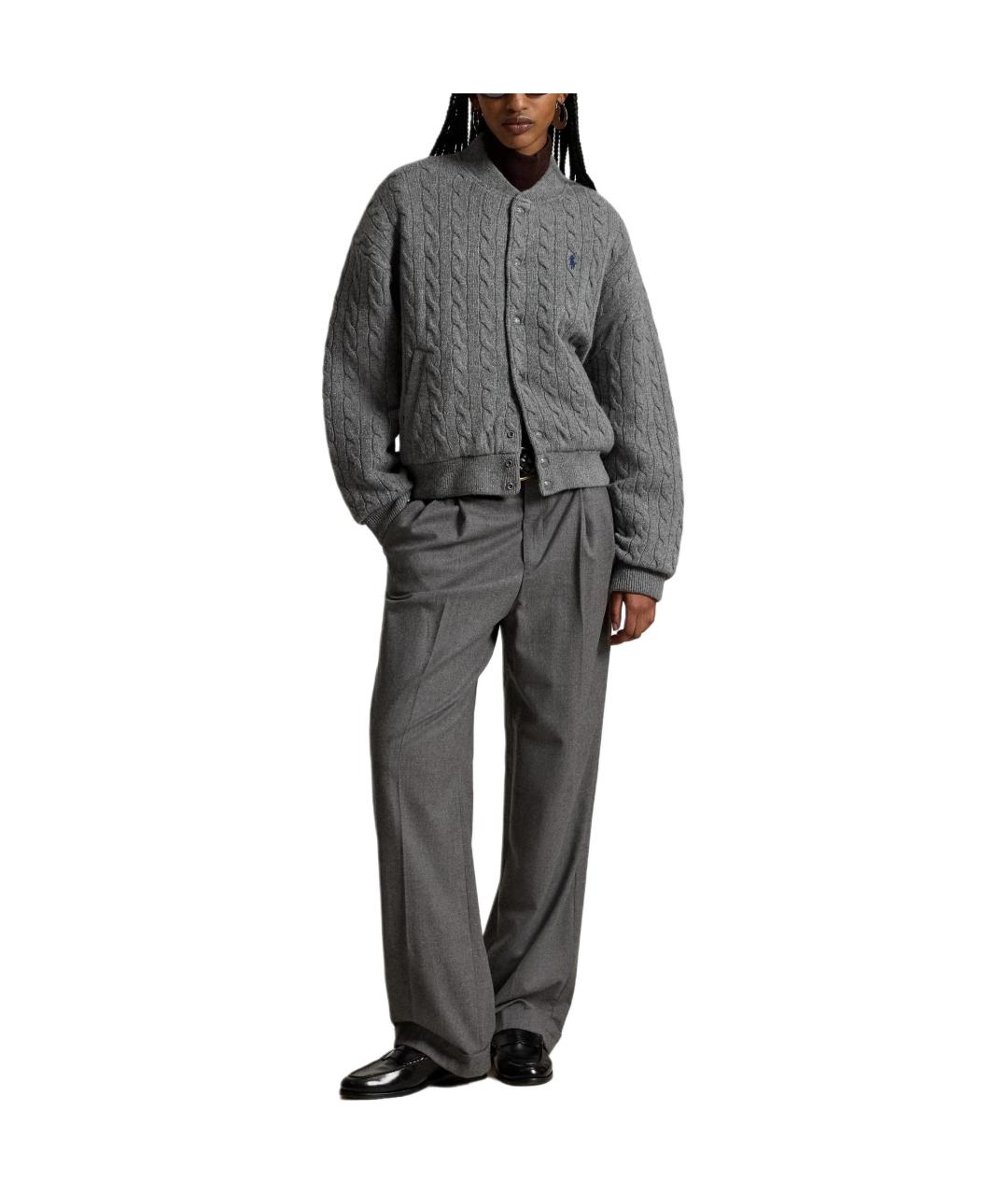 POLO RALPH LAUREN Серый пуховик, фото 2
