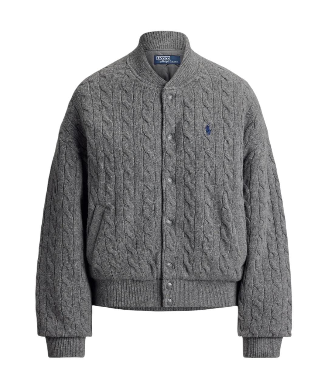 POLO RALPH LAUREN Серый пуховик, фото 1