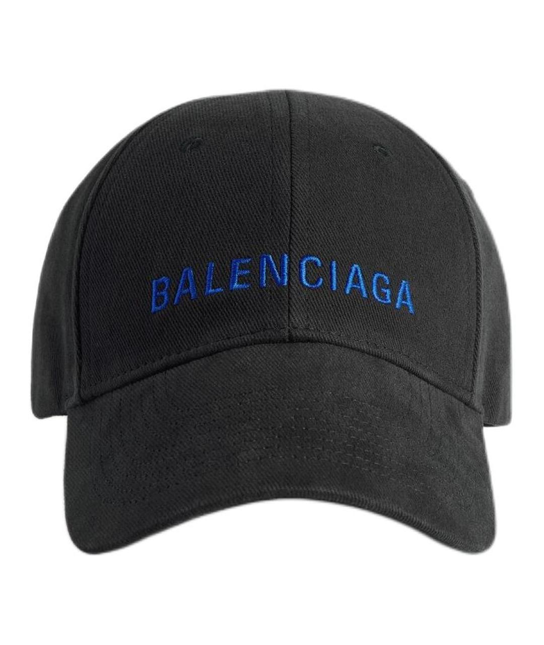 BALENCIAGA Черная кепка/бейсболка, фото 1