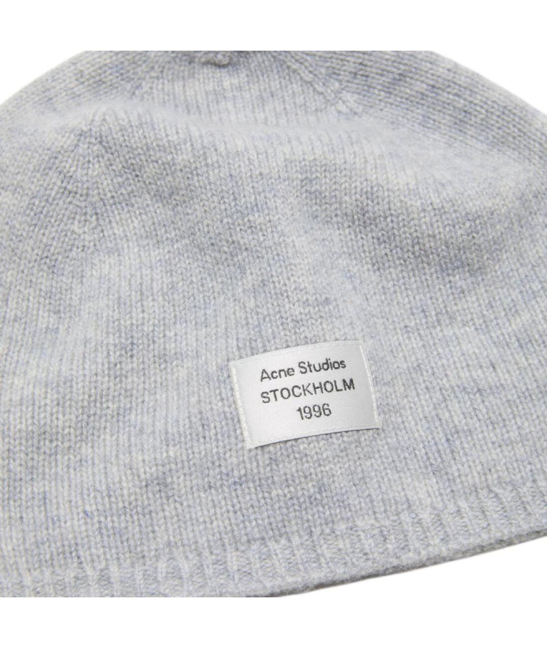 ACNE STUDIOS Серая шапка, фото 2