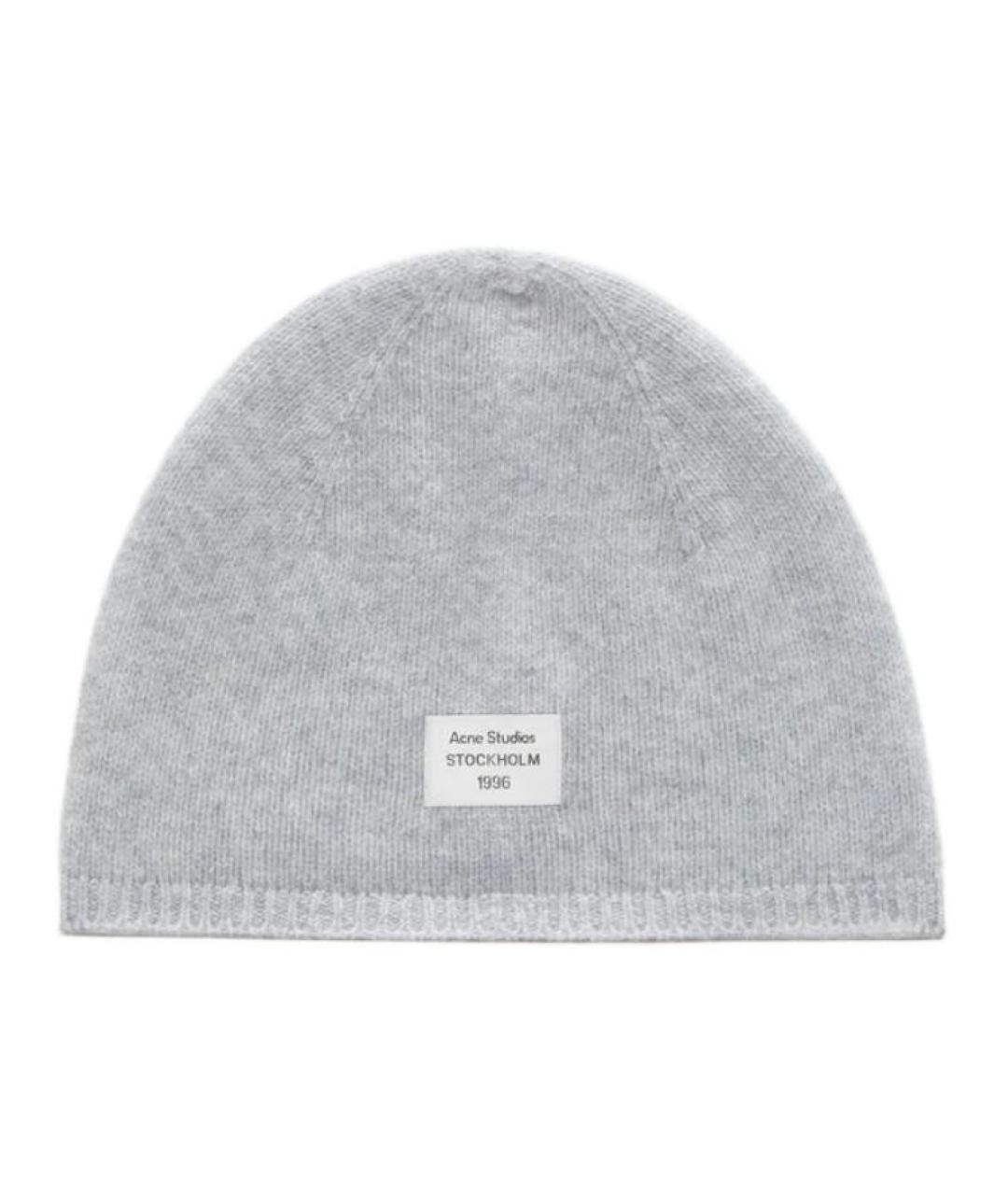 ACNE STUDIOS Серая шапка, фото 1
