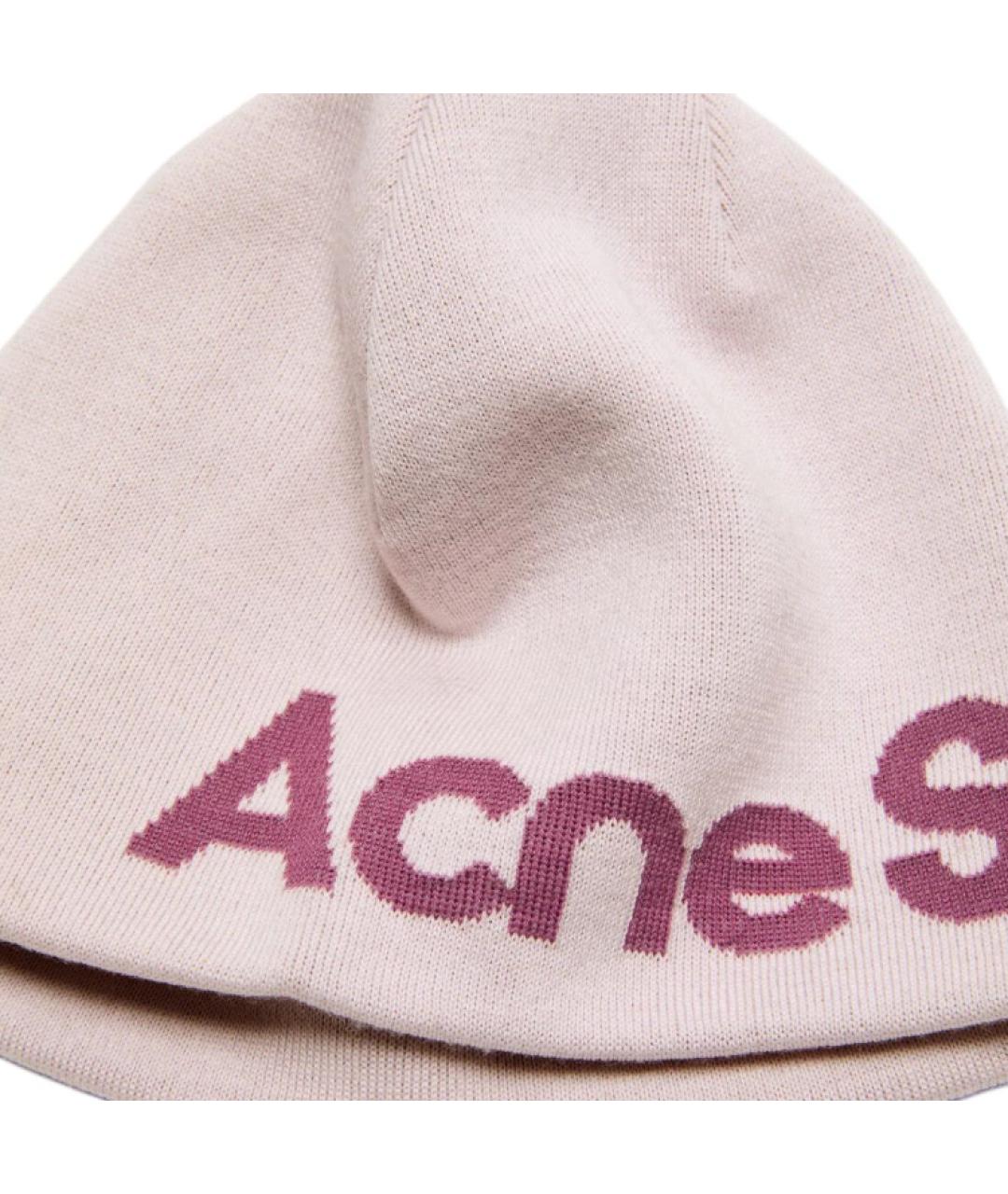 ACNE STUDIOS Розовая шапка, фото 2