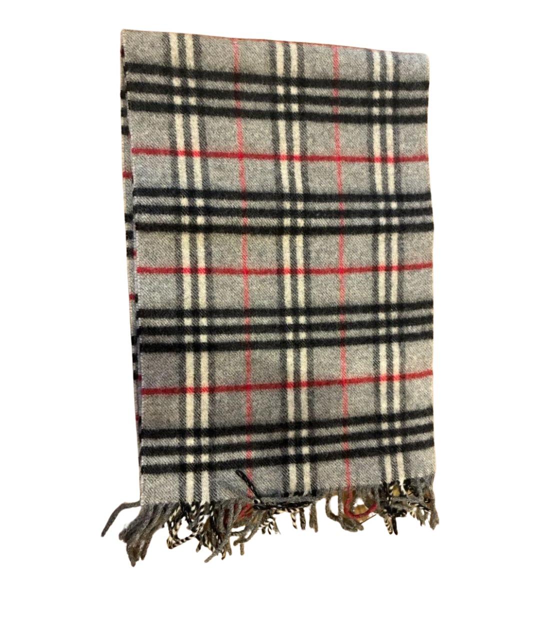 BURBERRY Бежевый шерстяной шарф, фото 1