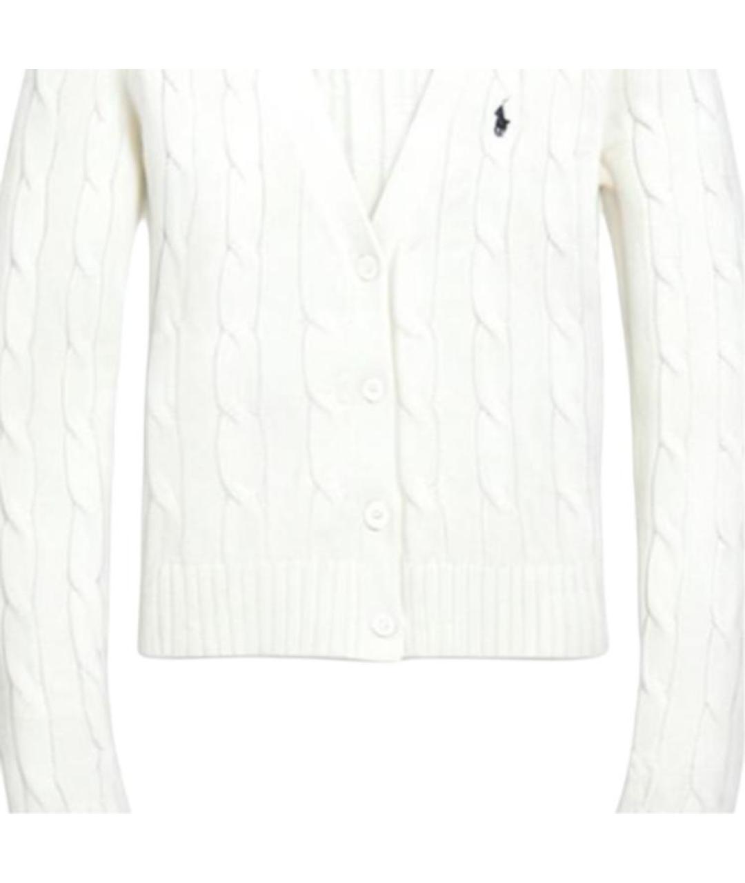 POLO RALPH LAUREN Белый кардиган, фото 3
