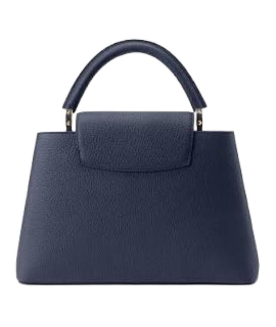 LOUIS VUITTON Синяя кожаная сумка через плечо, фото 2