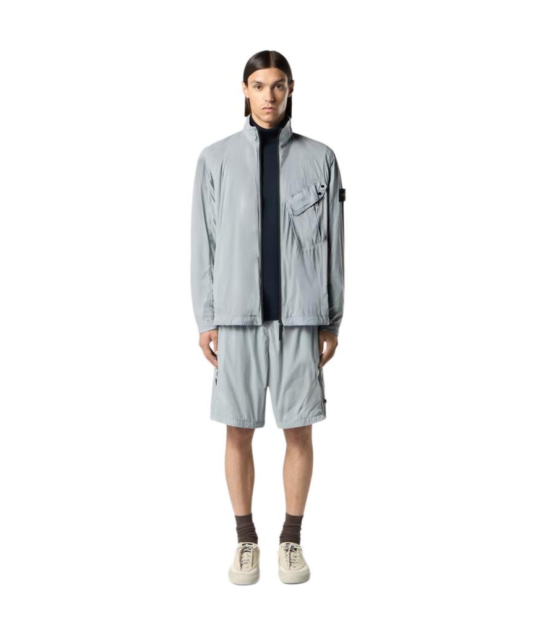 STONE ISLAND Серая куртка, фото 5