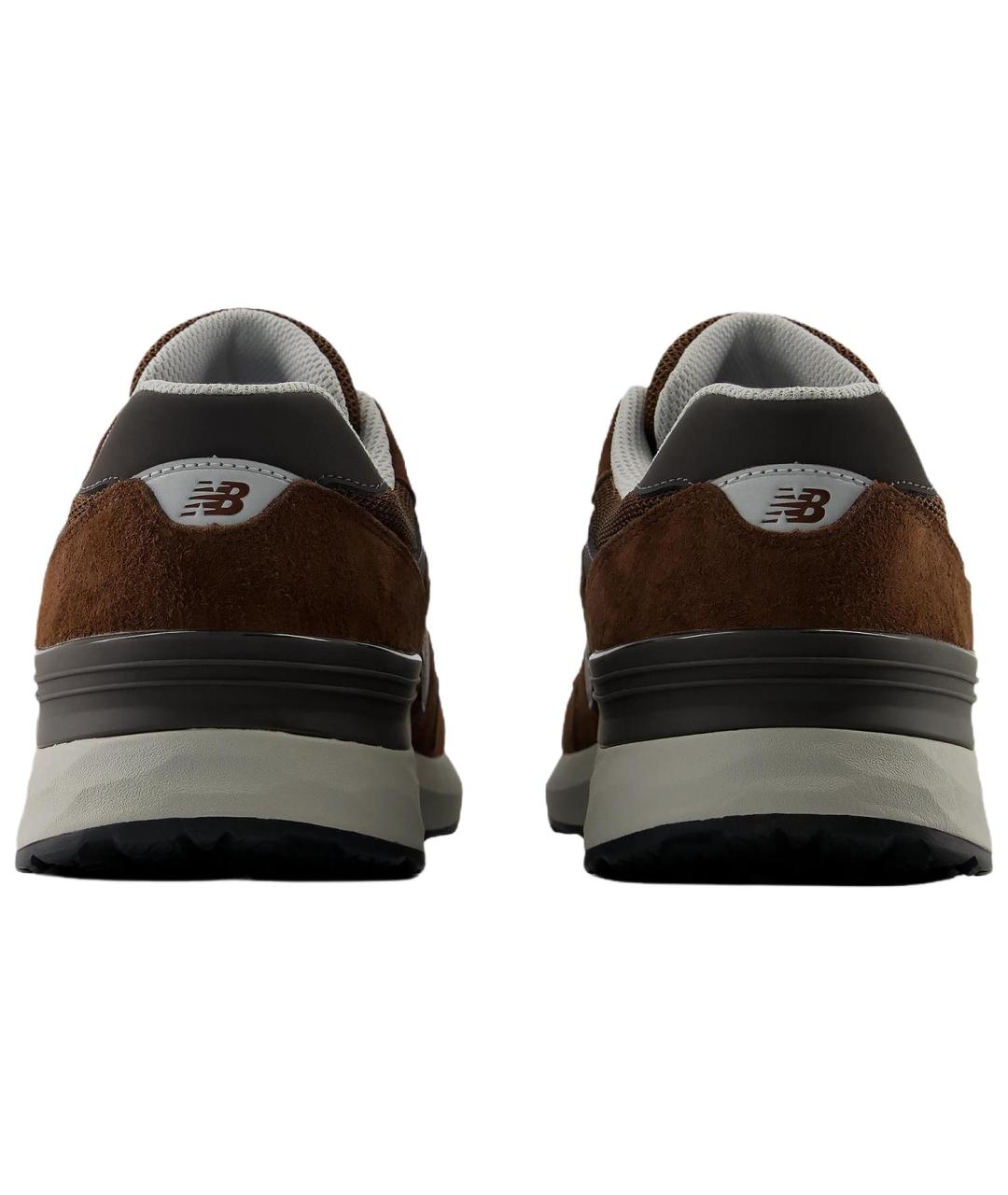 NEW BALANCE Коричневые низкие кроссовки / кеды, фото 4