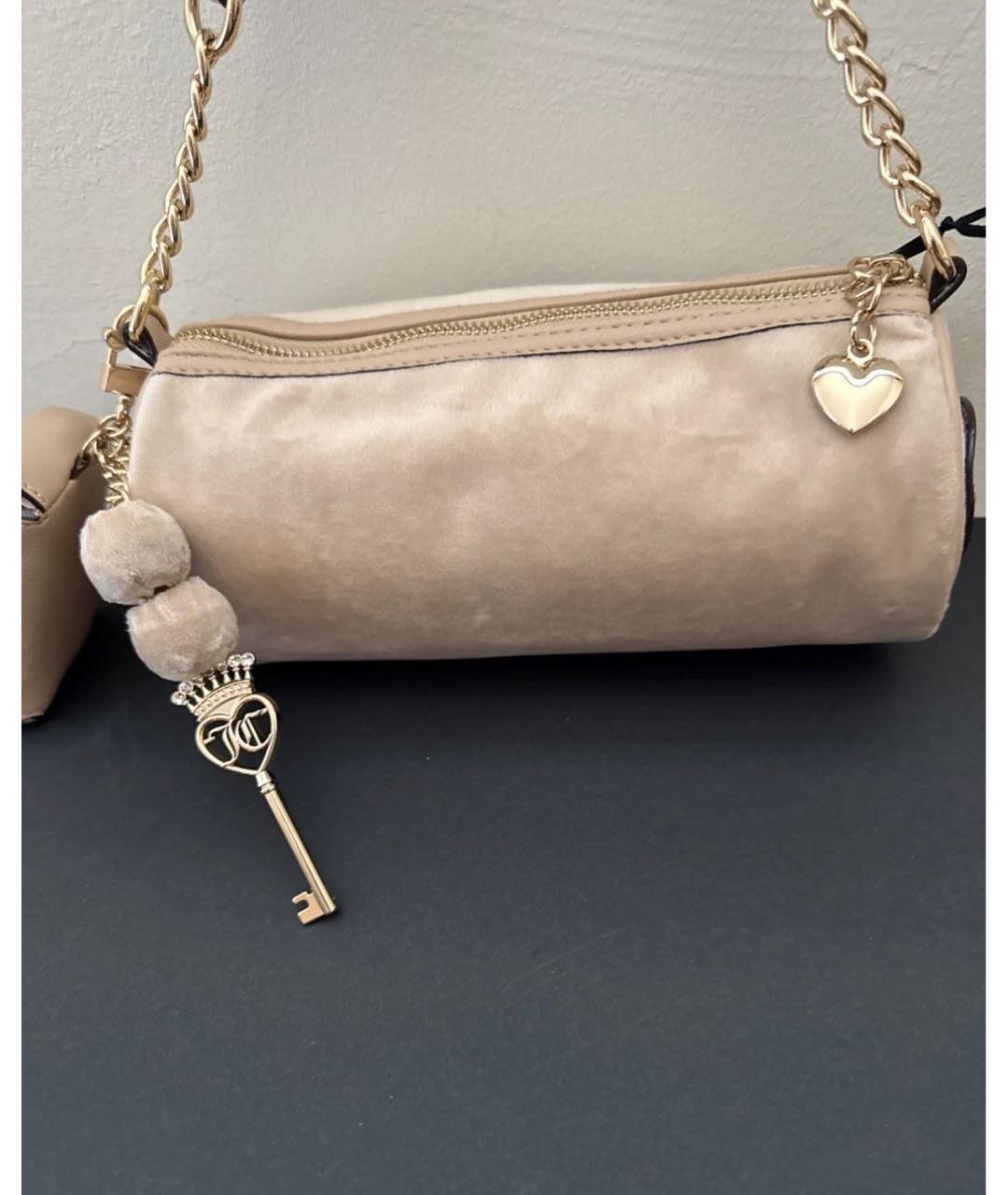 JUICY COUTURE Бежевая сумка через плечо, фото 3