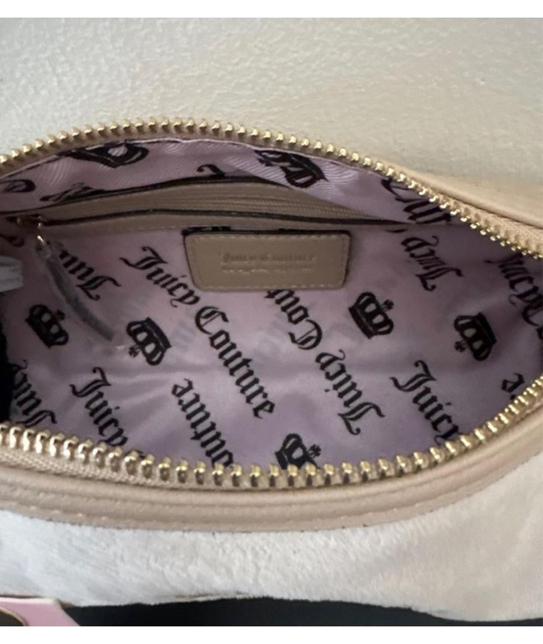 JUICY COUTURE Бежевая сумка через плечо, фото 4