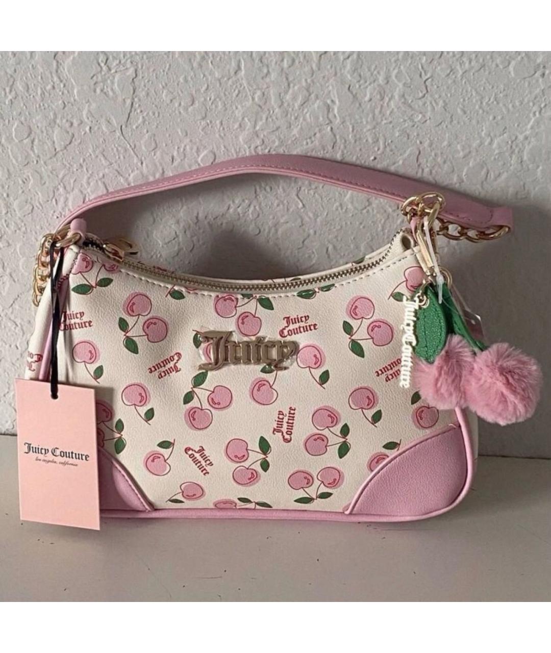 JUICY COUTURE Розовая сумка с короткими ручками, фото 2