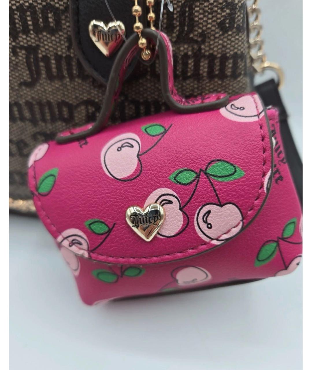 JUICY COUTURE Коричневая сумка с короткими ручками, фото 2