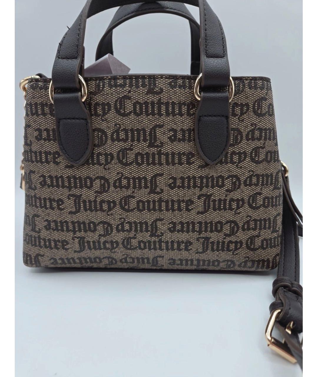 JUICY COUTURE Коричневая сумка с короткими ручками, фото 4