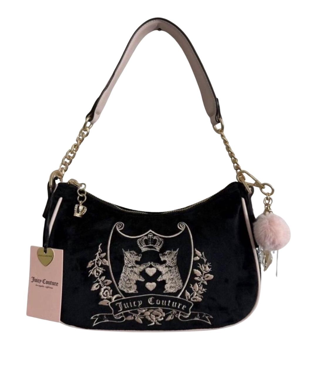 JUICY COUTURE Черная сумка с короткими ручками, фото 1