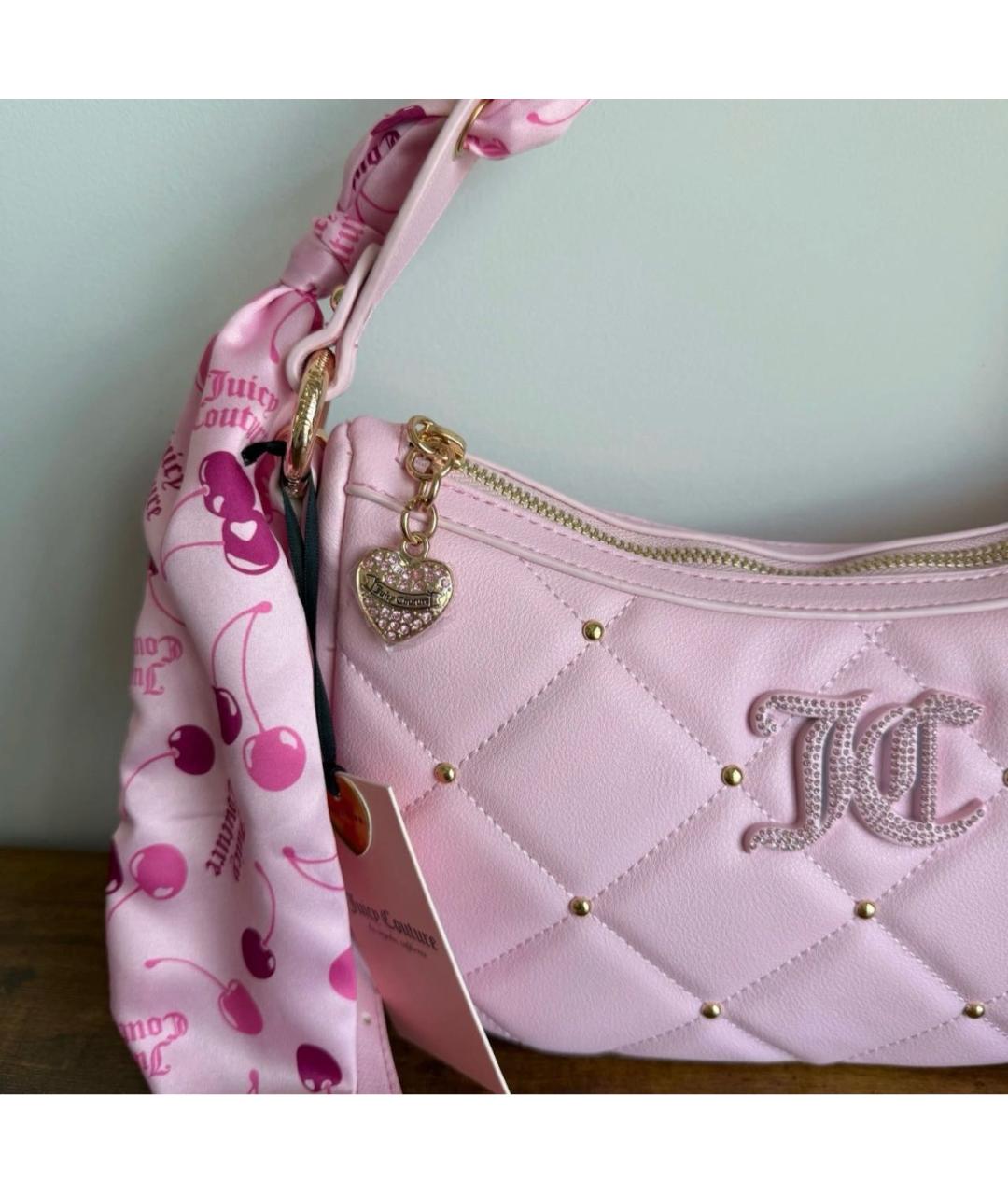 JUICY COUTURE Розовая сумка с короткими ручками, фото 2