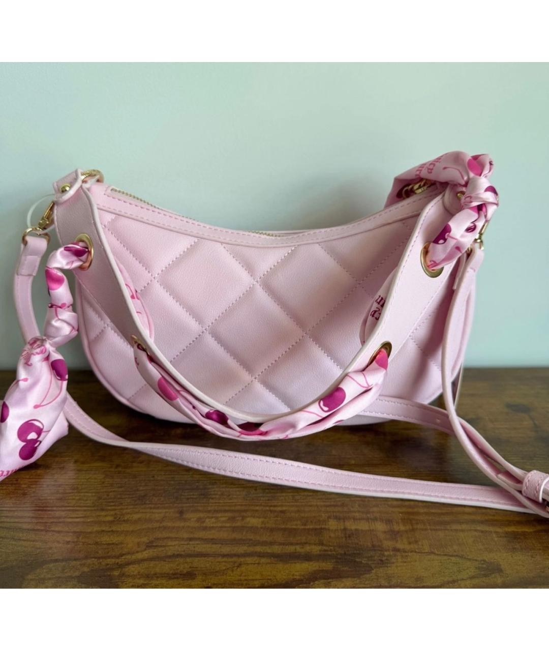JUICY COUTURE Розовая сумка с короткими ручками, фото 3