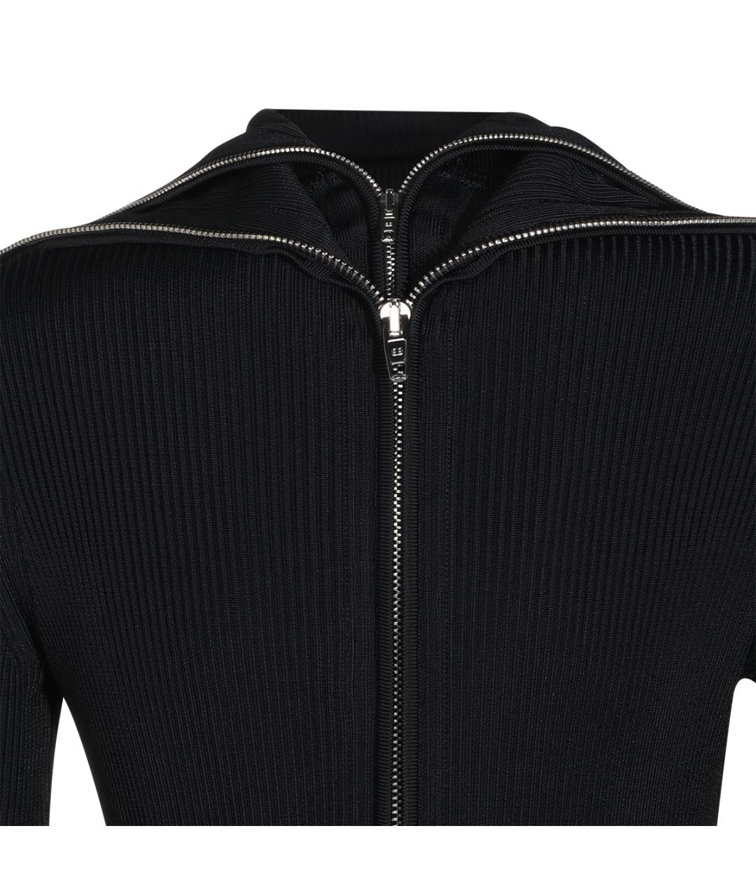 BALENCIAGA Черное вискозное повседневное платье, фото 4
