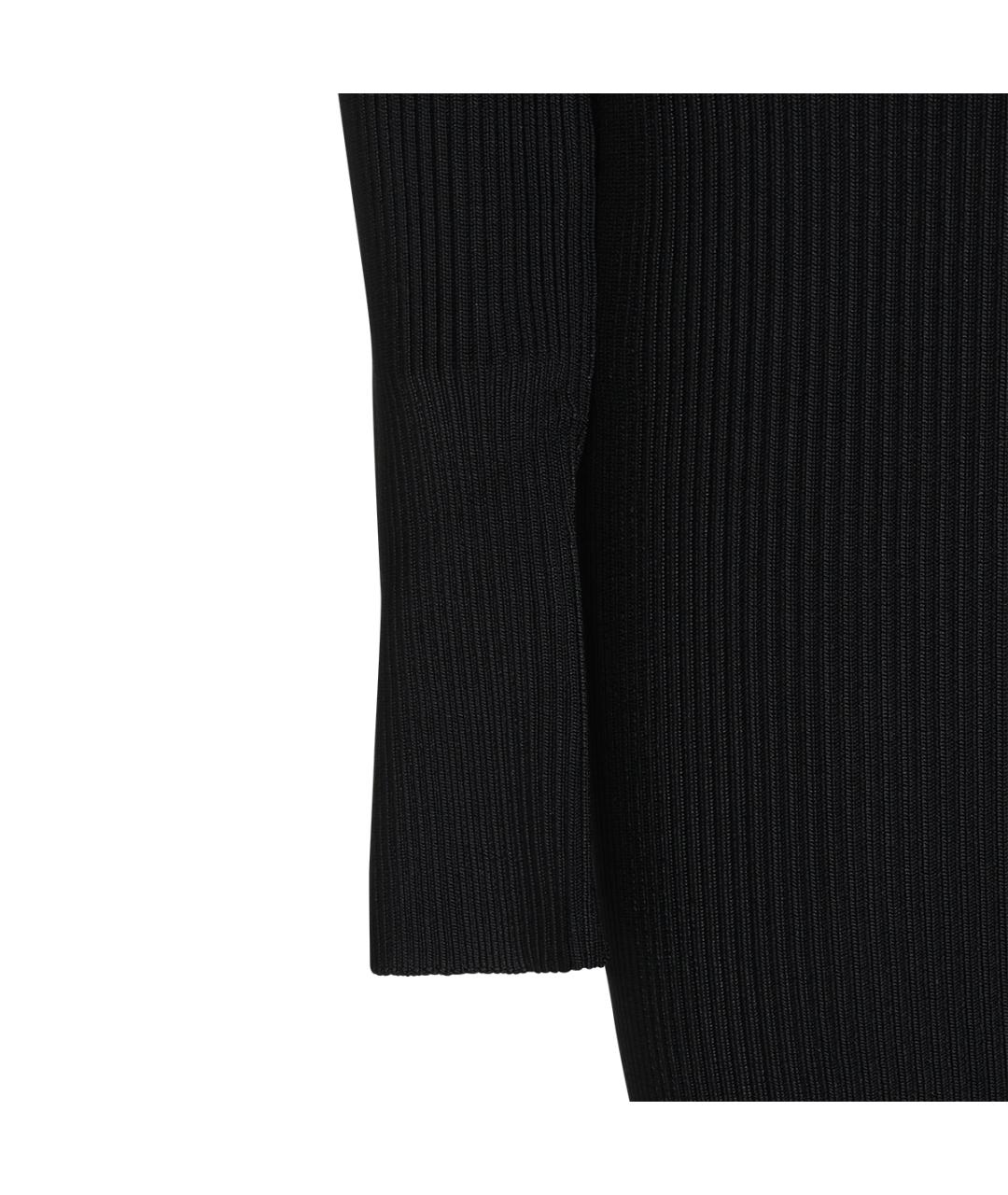 BALENCIAGA Черное вискозное повседневное платье, фото 3