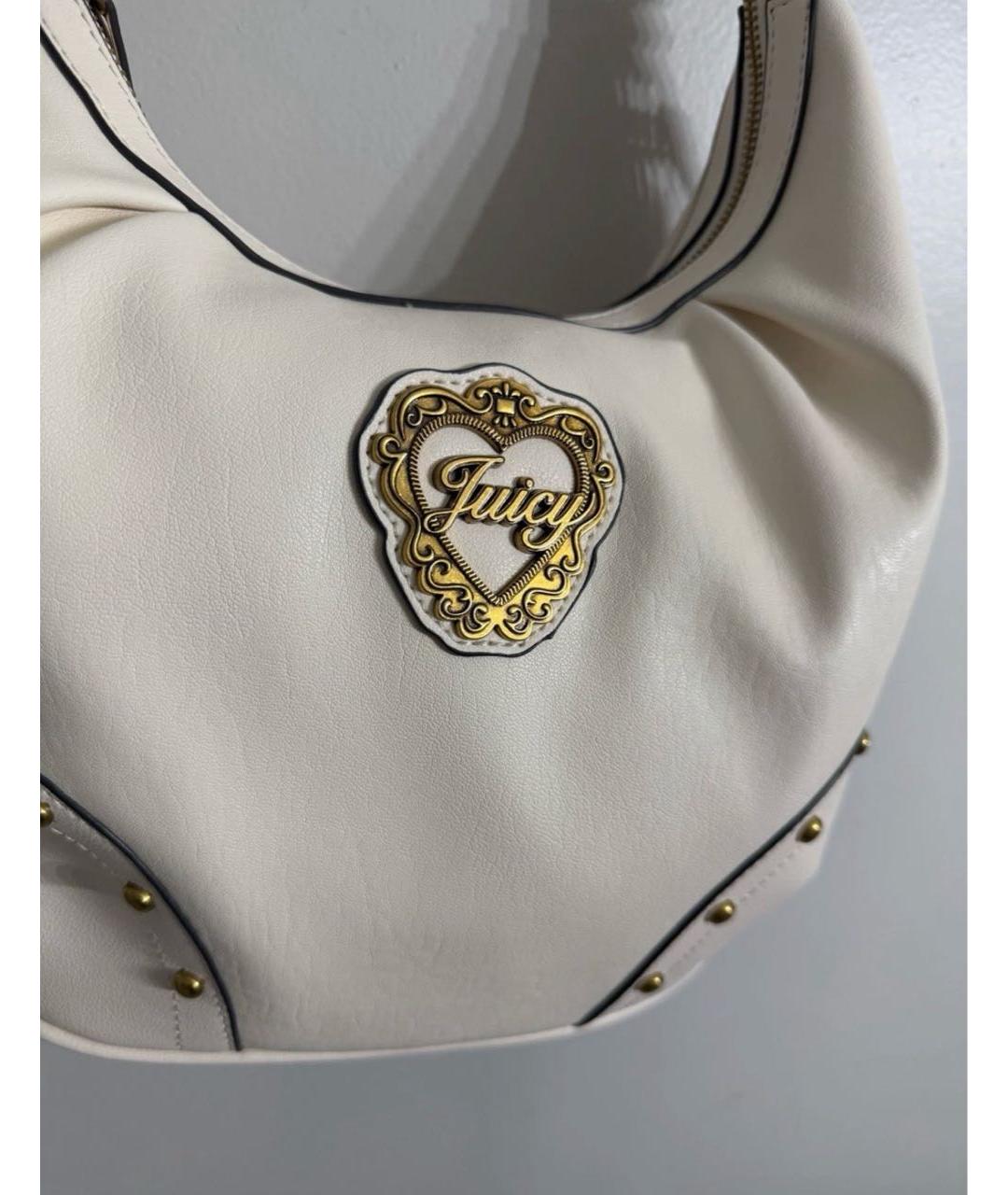 JUICY COUTURE Белая сумка тоут, фото 2