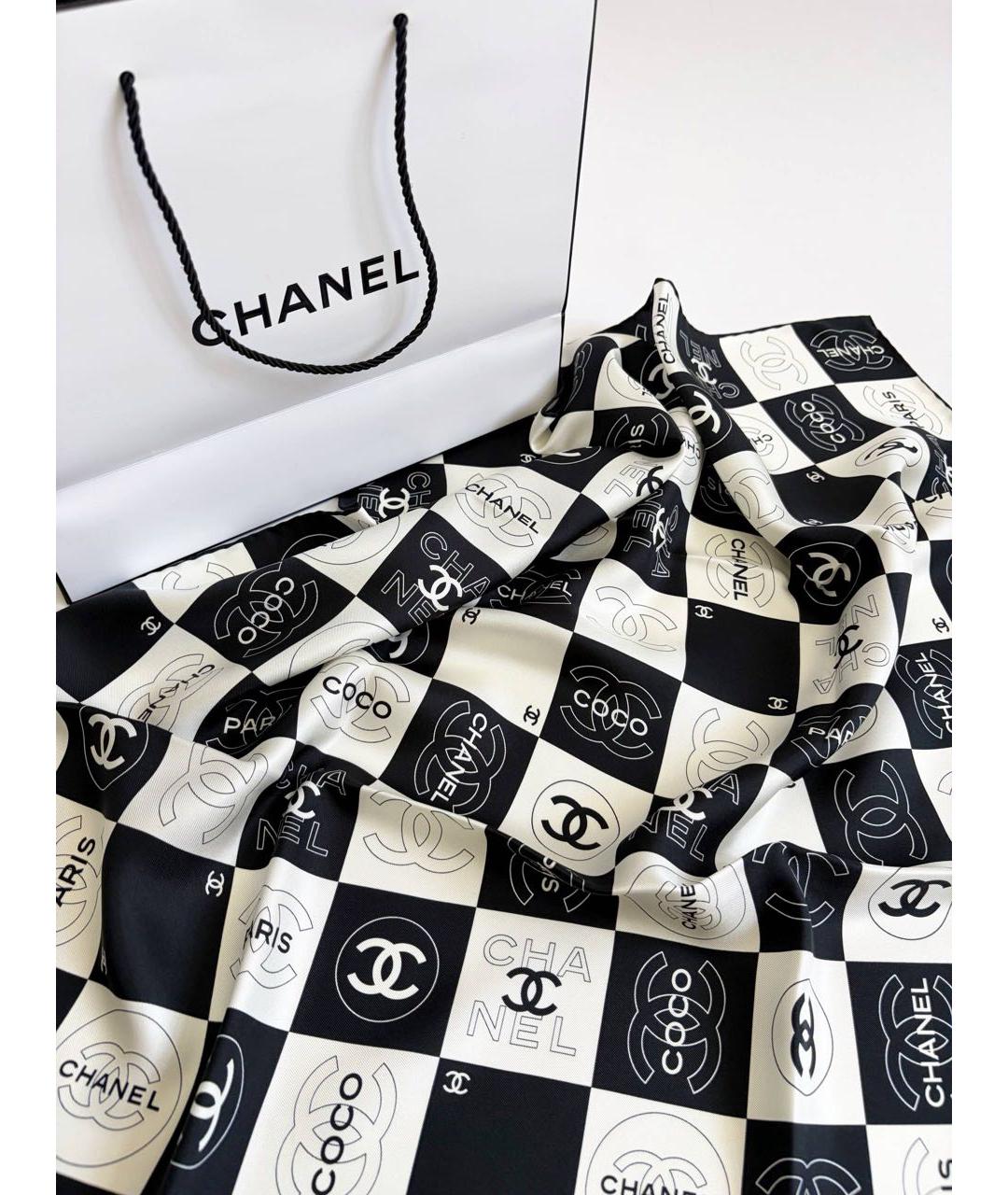 CHANEL Мульти шелковый платок, фото 4