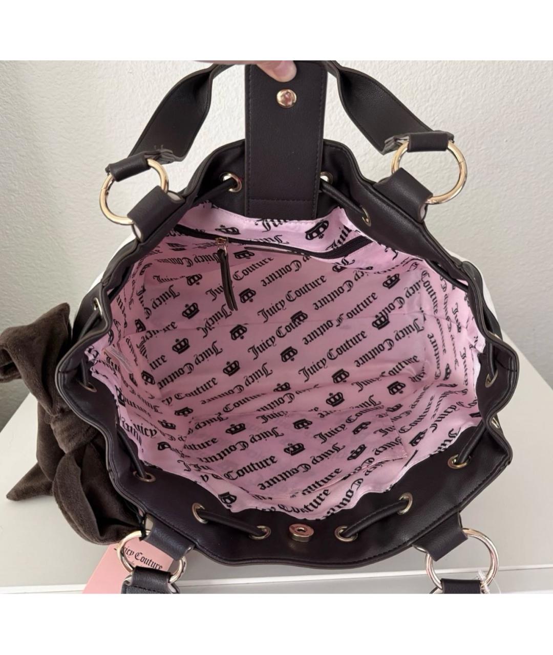 JUICY COUTURE Розовая сумка тоут, фото 3