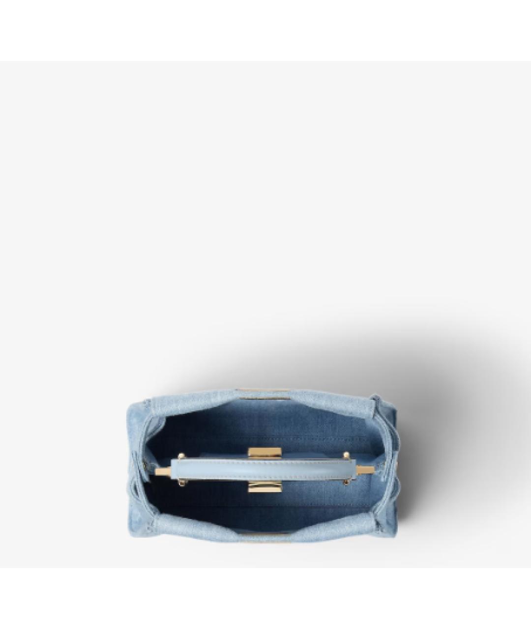 FENDI Синяя сумка через плечо, фото 3