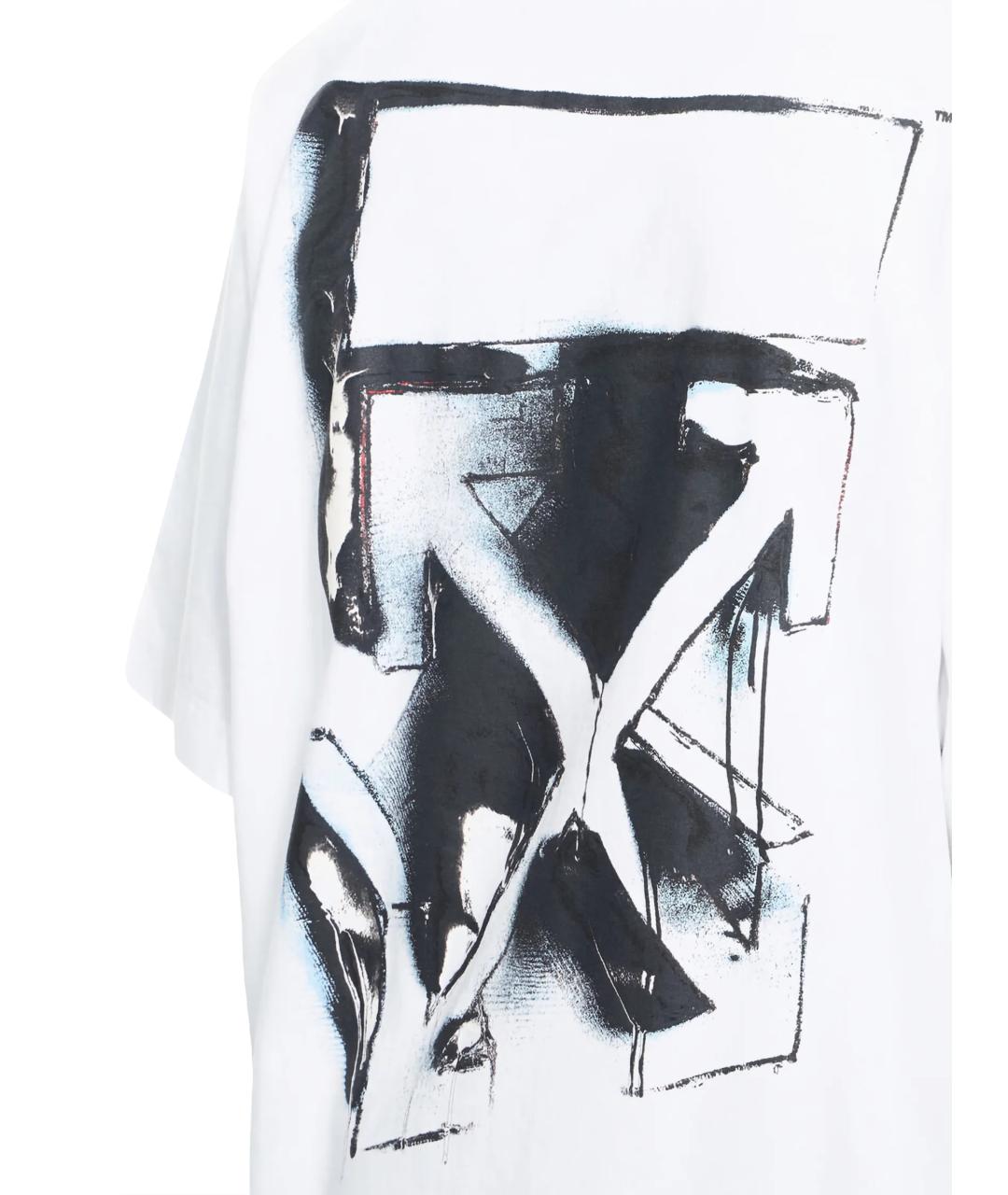 OFF-WHITE Хлопковая футболка, фото 3