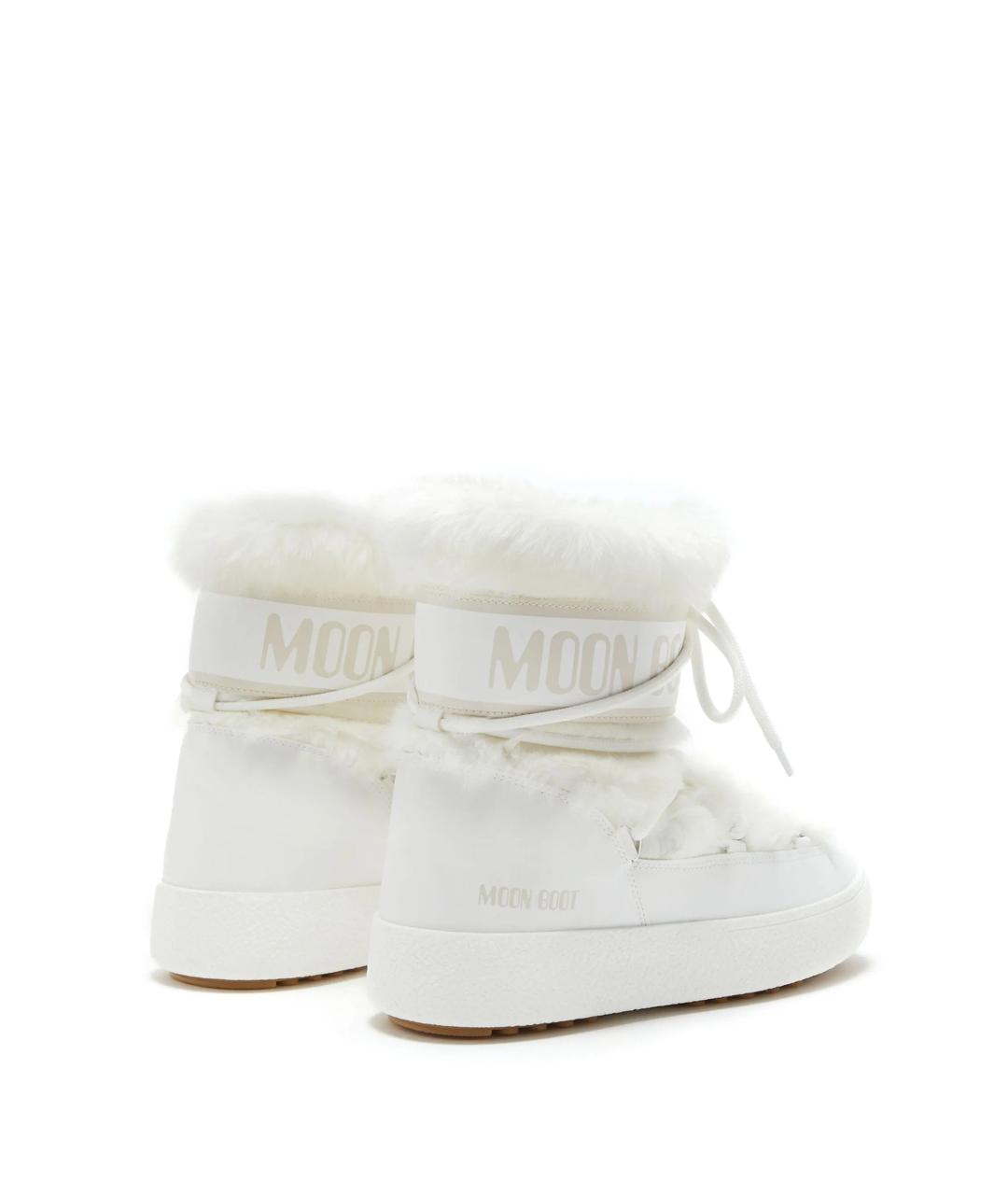 MOON BOOT Белые синтетические сапоги, фото 3