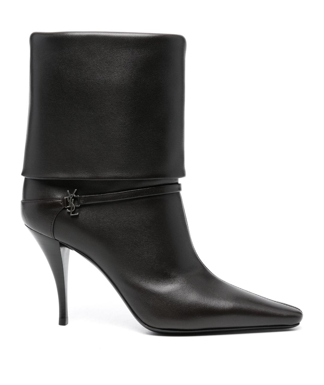 SAINT LAURENT Кожаные сапоги, фото 1