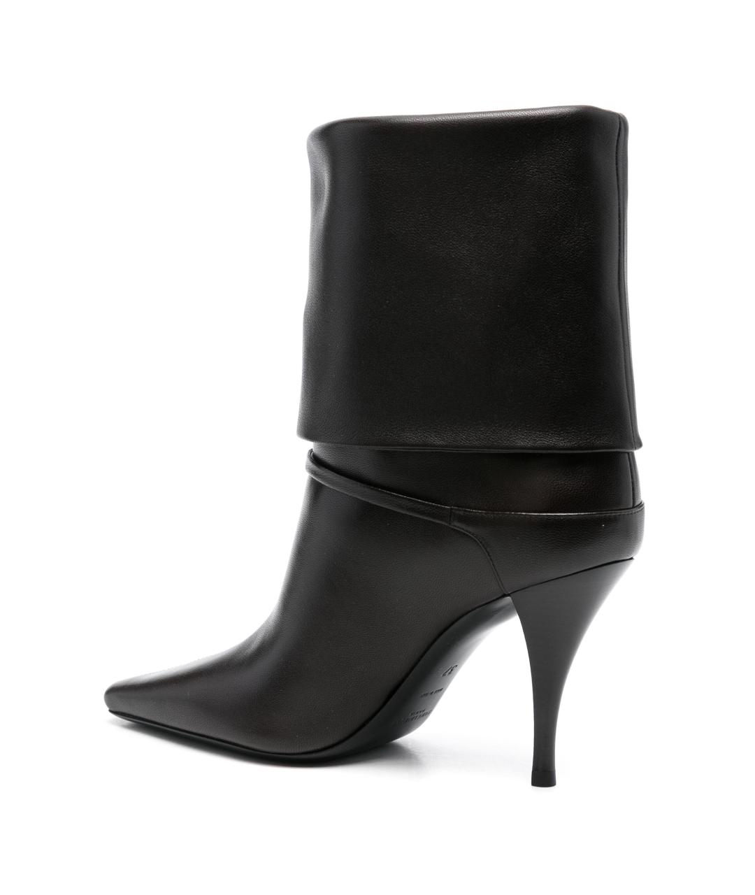 SAINT LAURENT Кожаные сапоги, фото 3