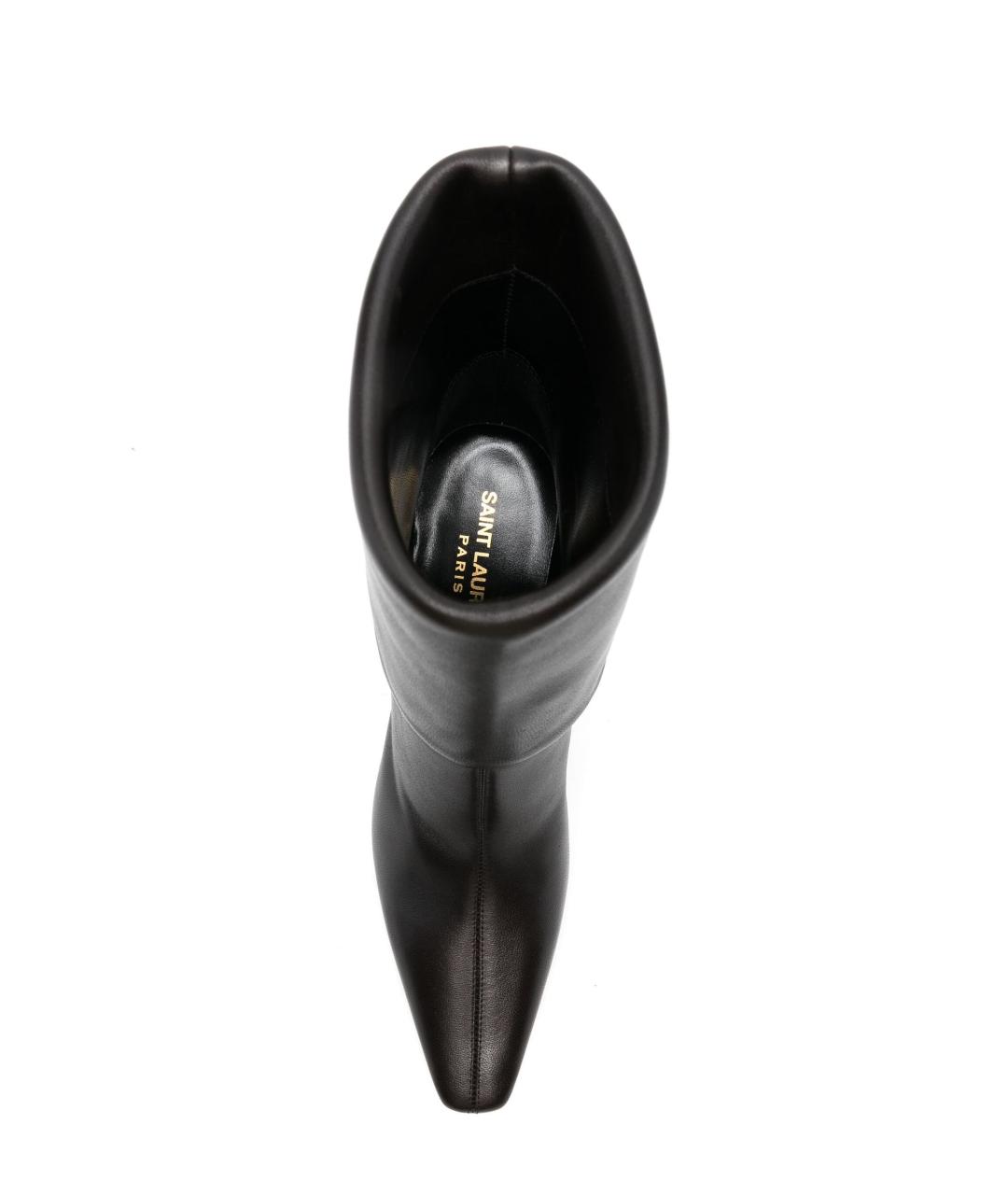 SAINT LAURENT Кожаные сапоги, фото 4