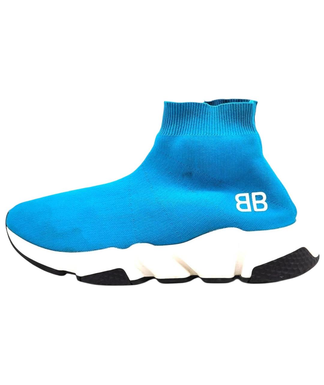 BALENCIAGA Синие кроссовки, фото 6