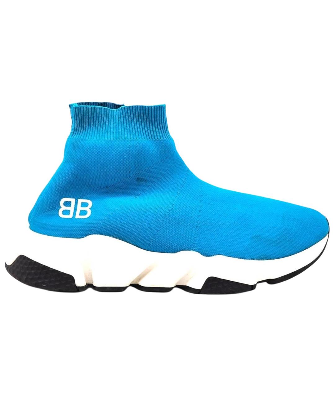 BALENCIAGA Синие кроссовки, фото 2