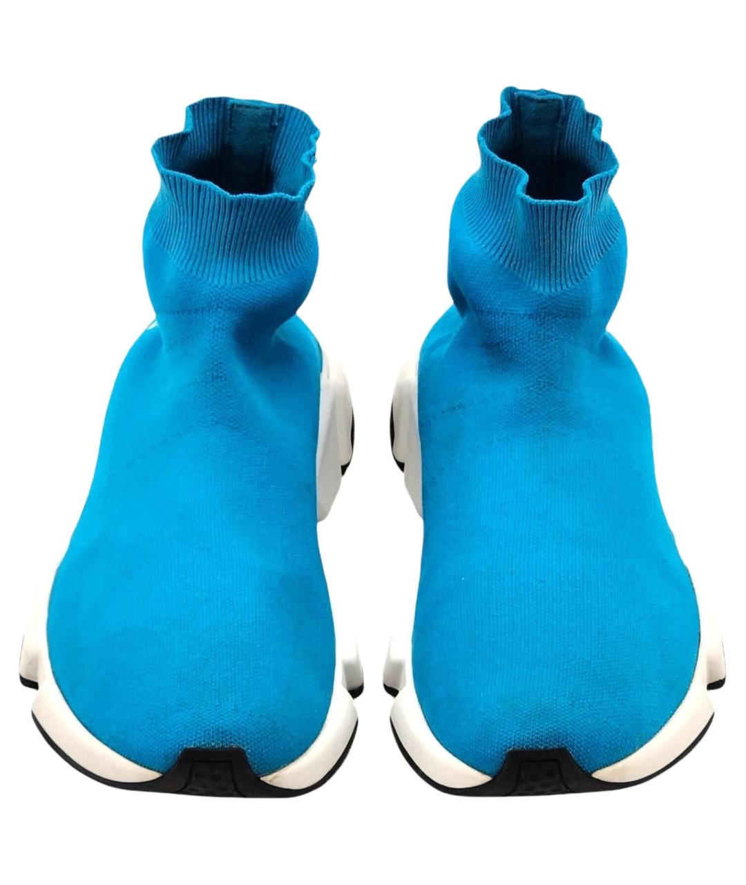 BALENCIAGA Синие кроссовки, фото 4