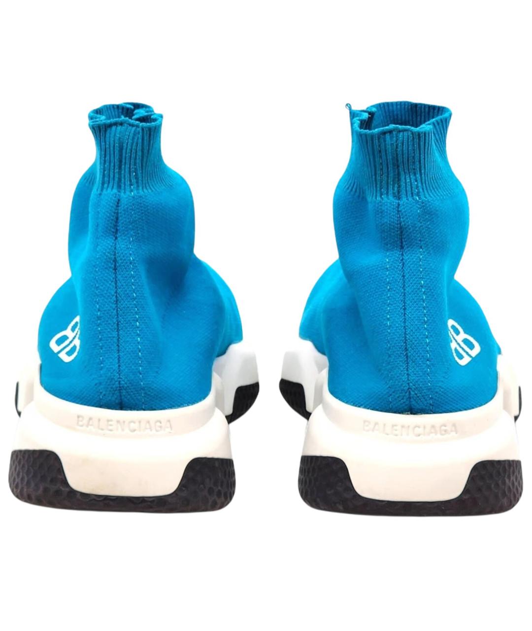 BALENCIAGA Синие кроссовки, фото 5