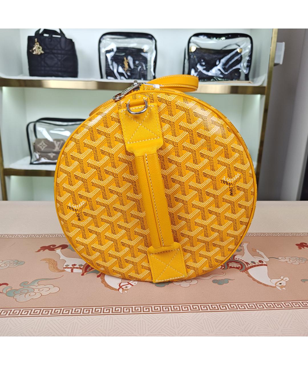 GOYARD Желтая сумка тоут, фото 6