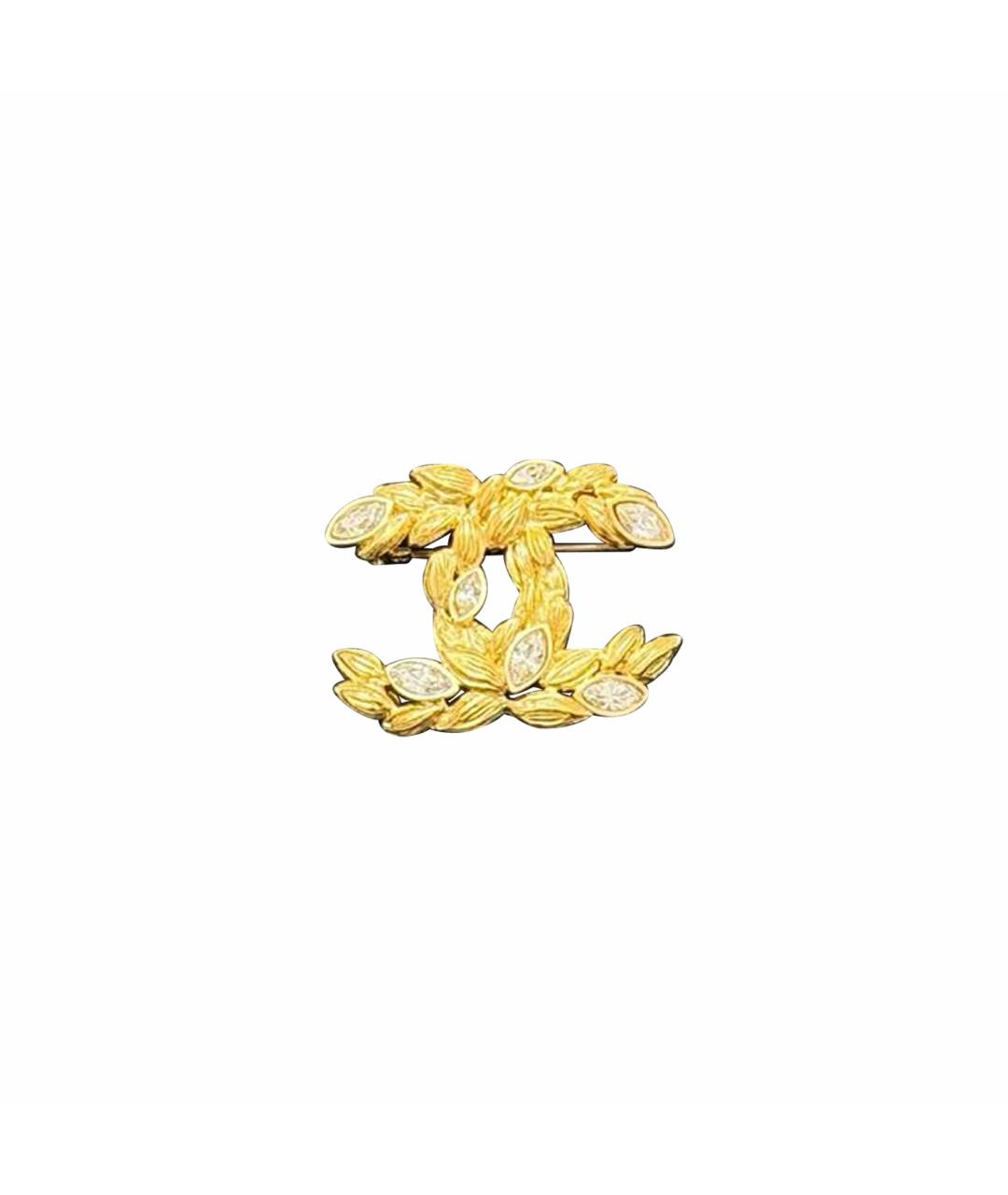 CHANEL Золотая булавка / брошь, фото 1