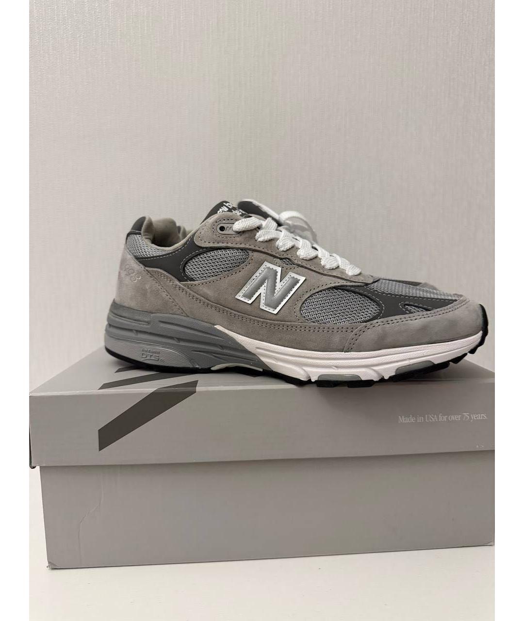 NEW BALANCE Серые низкие кроссовки / кеды, фото 5